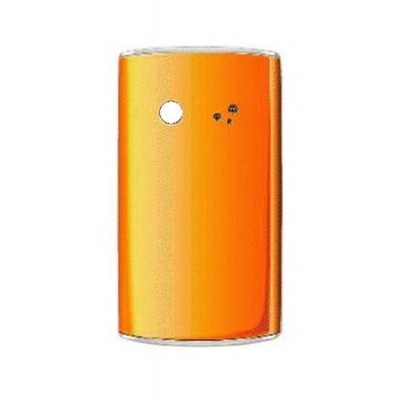 Back Panel Cover For Onida F099 White Yellow - Maxbhi.com