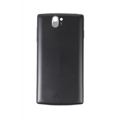 Back Panel Cover For Oppo R817 Real Black - Maxbhi.com