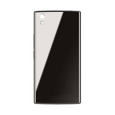 Back Panel Cover For Panasonic Eluga Turbo Black - Maxbhi.com
