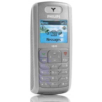 Back Panel Cover for Philips 160 - Black