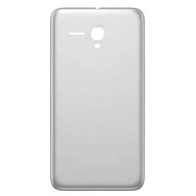 Back Panel Cover For Panasonic P65 Flash Silver - Maxbhi Com