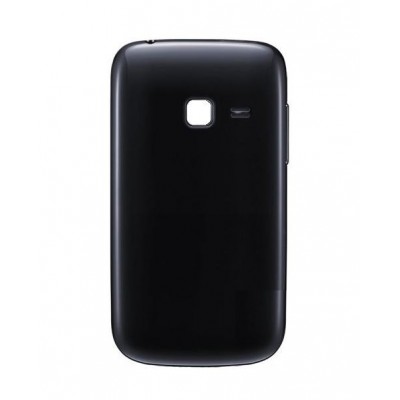 Back Panel Cover For Samsung Chat 357 Black - Maxbhi.com