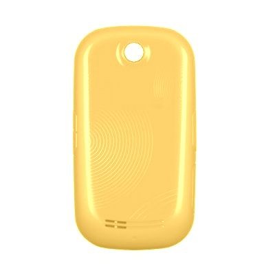 Back Panel Cover For Samsung Corby Wifi Yellow - Maxbhi.com