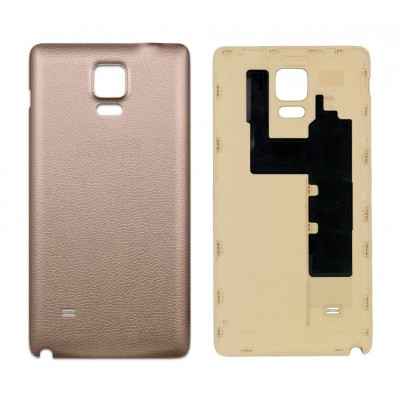 Back Panel Cover For Samsung Galaxy Note 4 Gold - Maxbhi Com