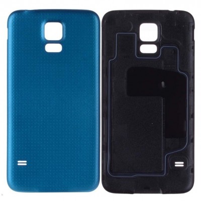 Back Panel Cover For Samsung Galaxy S5 Duos Smg900fd Blue - Maxbhi Com