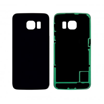 Back Panel Cover For Samsung Galaxy S6 Black - Maxbhi Com
