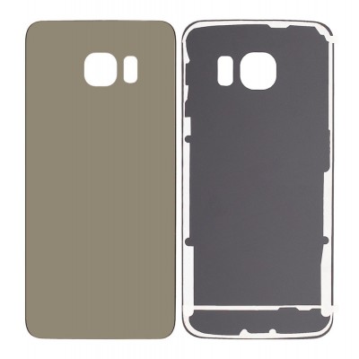 Back Panel Cover For Samsung Galaxy S6 Edge Gold - Maxbhi Com