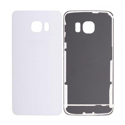 Back Panel Cover For Samsung Galaxy S6 Edge White - Maxbhi Com