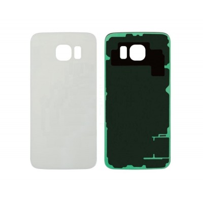 Back Panel Cover For Samsung Galaxy S6 White - Maxbhi Com