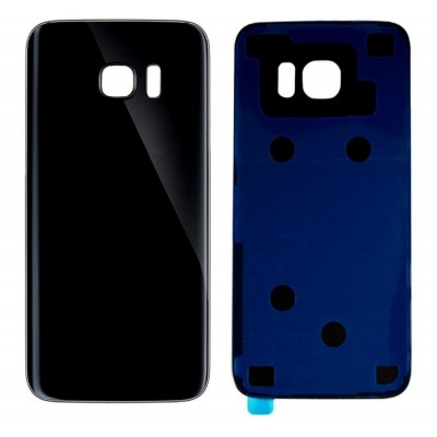 Back Panel Cover For Samsung Galaxy S7 Edge Cdma Black - Maxbhi Com