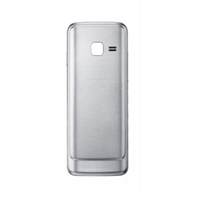 Back Panel Cover For Samsung Primo Duos Black Silver - Maxbhi.com