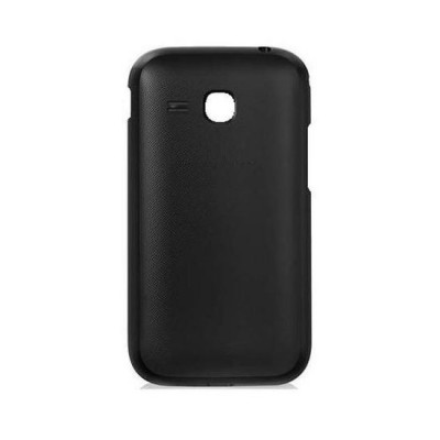 Back Panel Cover For Samsung Rex 60 C3310r With Single Sim Black - Maxbhi.com
