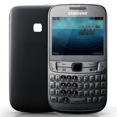 Back Panel Cover For Samsung S3572 Or Samsung Chat357 Duos With Dual Sim Black - Maxbhi.com