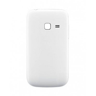 Back Panel Cover For Samsung S3572 Or Samsung Chat357 Duos With Dual Sim White - Maxbhi.com