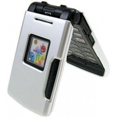 Back Panel Cover for Samsung Z510 - Silver