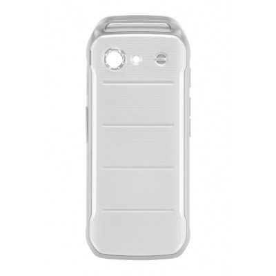 Back Panel Cover For Samsung Xcover 550 Silver - Maxbhi.com