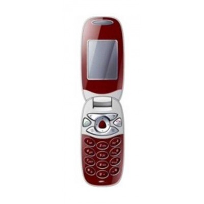 Back Panel Cover For Siemens Cl75 Red - Maxbhi.com