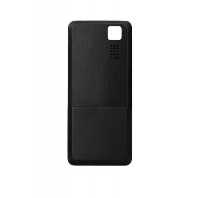 Back Panel Cover For Sony Ericsson T250i Aluminium Black - Maxbhi.com