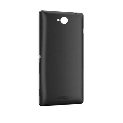 Back Panel Cover For Sony Ericsson Xperia C C2304 Black - Maxbhi.com