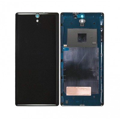 Back Panel Cover For Sony Xperia C5 Ultra Dual Black - Maxbhi Com