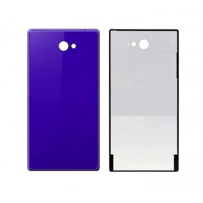 Back Panel Cover For Sony Xperia M2 D2303 Purple - Maxbhi Com