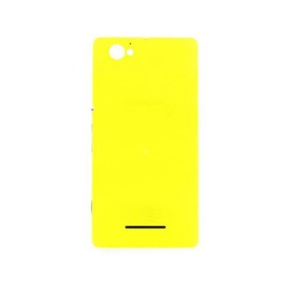 Back Panel Cover For Sony Xperia M C2004 Yellow - Maxbhi Com