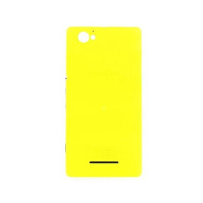 Back Panel Cover For Sony Xperia M C2004 Yellow - Maxbhi Com