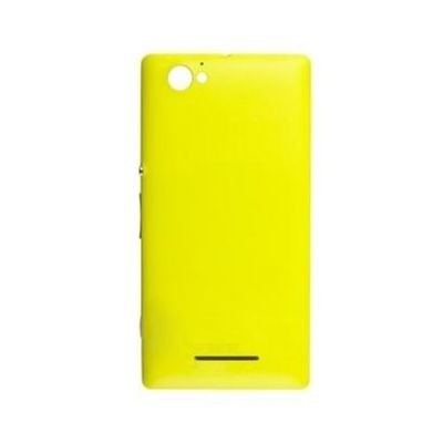 Back Panel Cover For Sony Xperia M C2005 Yellow - Maxbhi.com
