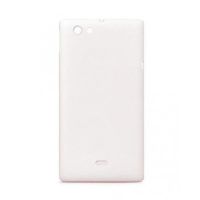 Back Panel Cover For Sony Xperia Miro St23a White Silver - Maxbhi.com
