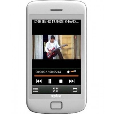 Back Panel Cover for Spice Flo TV M-5910 - White