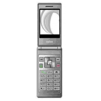 Back Panel Cover for Spice M-6000 - Black