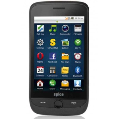 Back Panel Cover for Spice M-6868N FLO ME - Black
