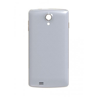 Back Panel Cover For Spice Flo M6130 Silver - Maxbhi.com