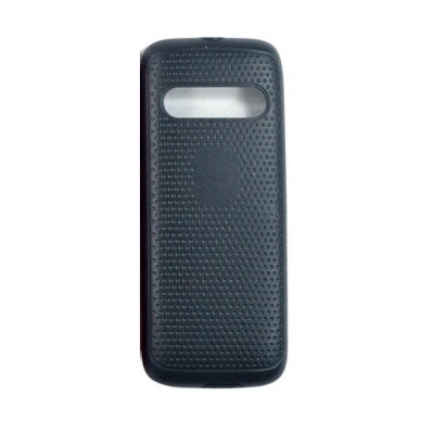 Back Panel Cover For Spice M5115 Black Red - Maxbhi.com