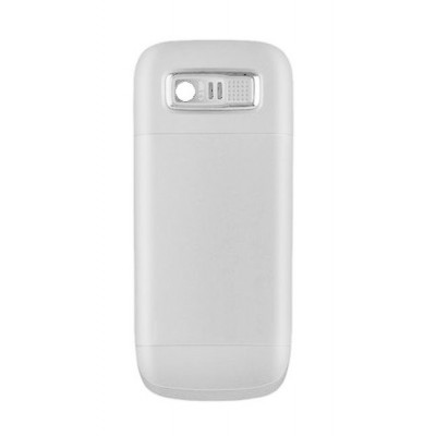 Back Panel Cover For Spice M5500 Red White - Maxbhi.com