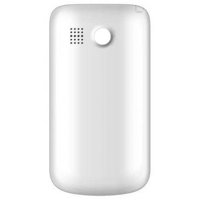 Back Panel Cover For Spice M5566 Flo Entertainer White - Maxbhi Com