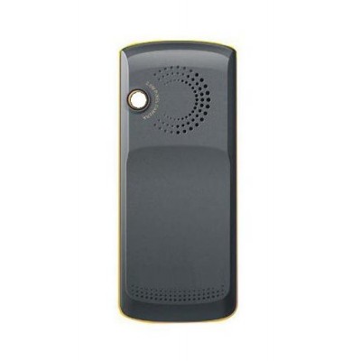 Back Panel Cover For Spice M6350 Black Golden - Maxbhi.com