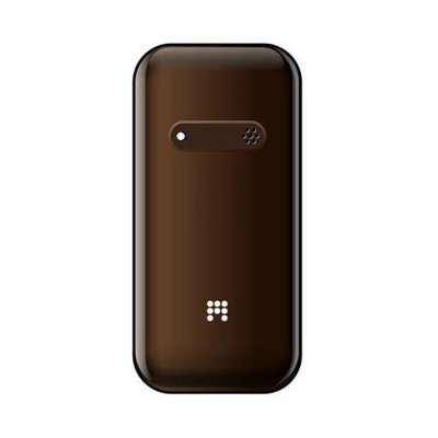 Back Panel Cover For Spice M6700 Cappuccino White - Maxbhi.com