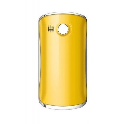 Back Panel Cover For Spice M6800 Flo Yellow - Maxbhi.com