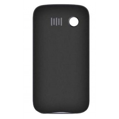 Back Panel Cover For Spice Mi354 Smartflo Space Black - Maxbhi Com