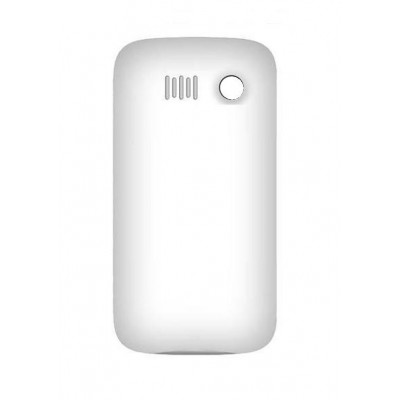 Back Panel Cover For Spice Mi354 Smartflo Space White - Maxbhi.com
