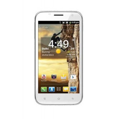 Back Panel Cover For Spice Mi502n Smart Flo Pace3 White - Maxbhi.com