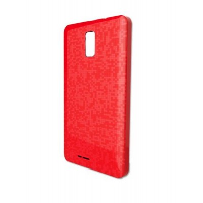 Back Panel Cover For Spice Smart Flo Mi348e Red - Maxbhi.com