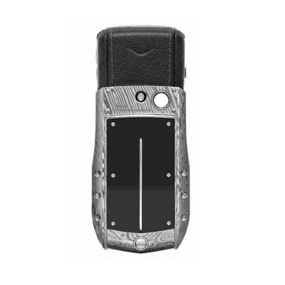 Back Panel Cover For Vertu Ascent Ti Damascus Steel Black - Maxbhi.com