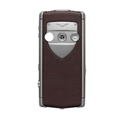 Back Panel Cover For Vertu Constellation T Brown - Maxbhi.com