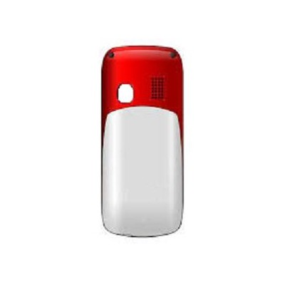 Back Panel Cover For Videocon Dost V1415 Plus White Red - Maxbhi.com