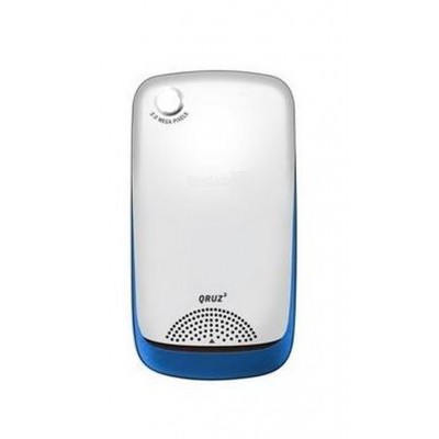 Back Panel Cover For Videocon V1575 Qruz 2 Blue White - Maxbhi.com