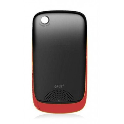 Back Panel Cover For Videocon V1575 Qruz 2 Maroon Black - Maxbhi.com