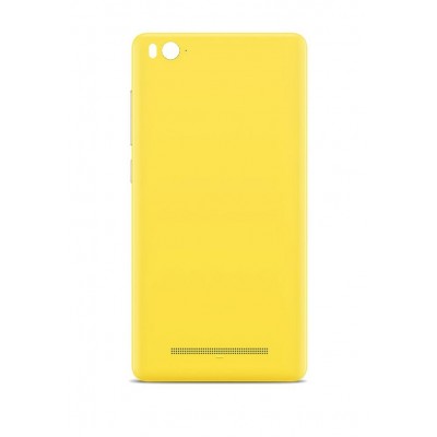 Back Panel Cover For Xiaomi Mi4i 16gb Yellow - Maxbhi.com