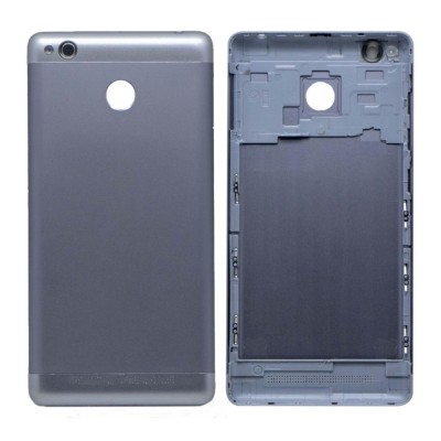 Back Panel Cover For Xiaomi Redmi 3s Prime Grey - Maxbhi Com